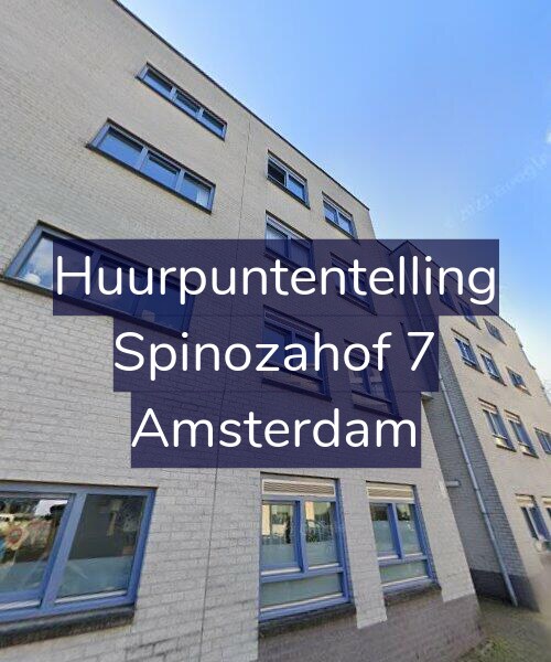 Foto gevel Huurpuntentelling voor Spinozahof 7, Amsterdam