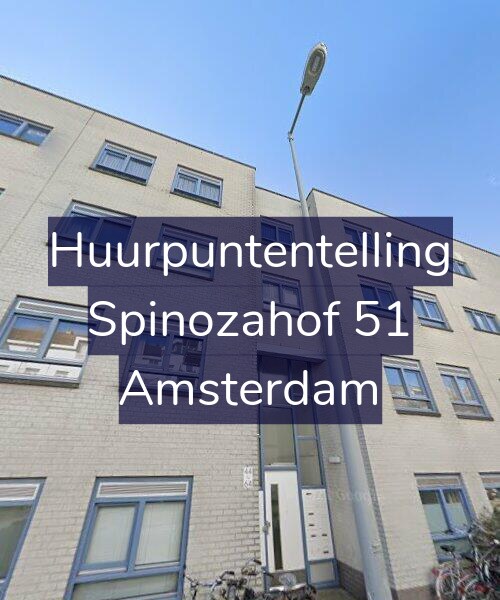 Foto gevel Huurpuntentelling voor Spinozahof 51, Amsterdam