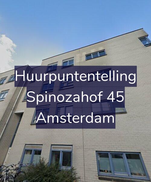 Foto gevel Huurpuntentelling voor Spinozahof 45, Amsterdam