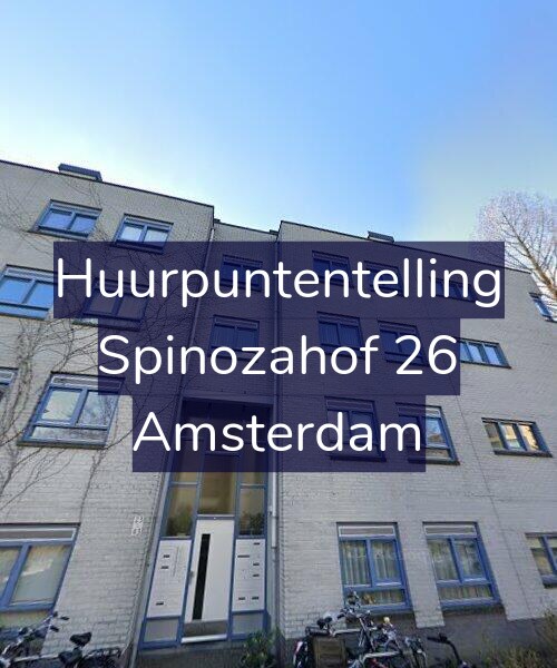 Foto gevel Huurpuntentelling voor Spinozahof 26, Amsterdam