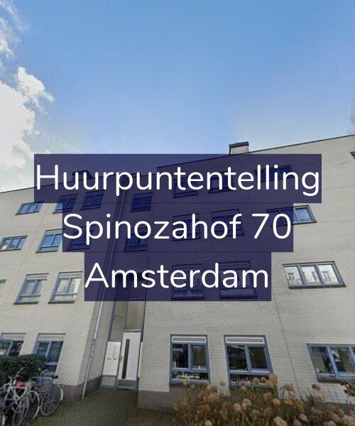 Foto gevel Huurpuntentelling voor Spinozahof 70, Amsterdam