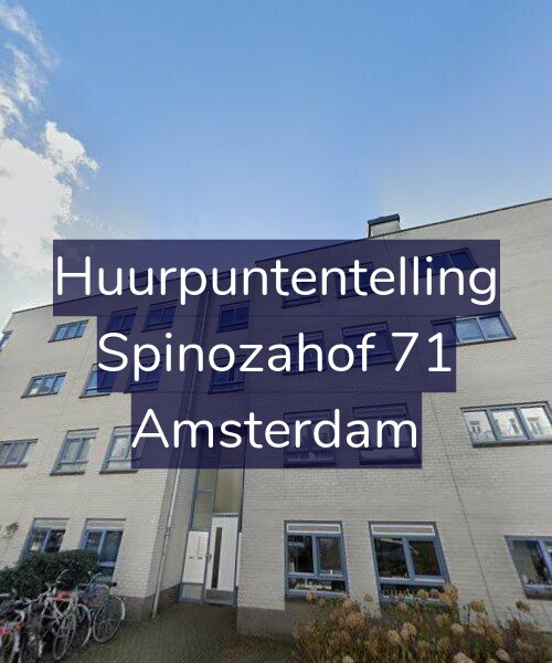 Foto gevel Huurpuntentelling voor Spinozahof 71, Amsterdam