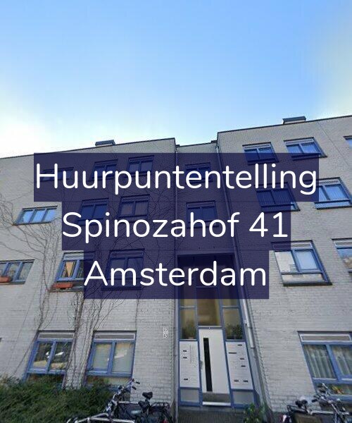 Foto gevel Huurpuntentelling voor Spinozahof 41, Amsterdam