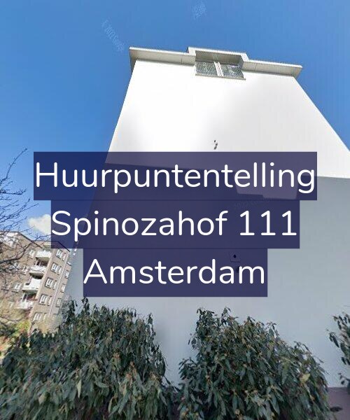 Foto gevel Huurpuntentelling voor Spinozahof 111, Amsterdam