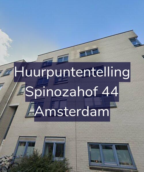 Foto gevel Huurpuntentelling voor Spinozahof 44, Amsterdam