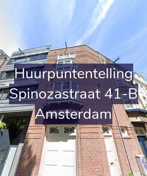 Foto gevel Huurpuntentelling voor Spinozastraat 41-B, Amsterdam