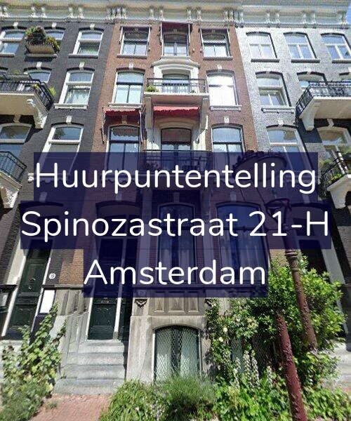 Foto gevel Huurpuntentelling voor Spinozastraat 21-H, Amsterdam