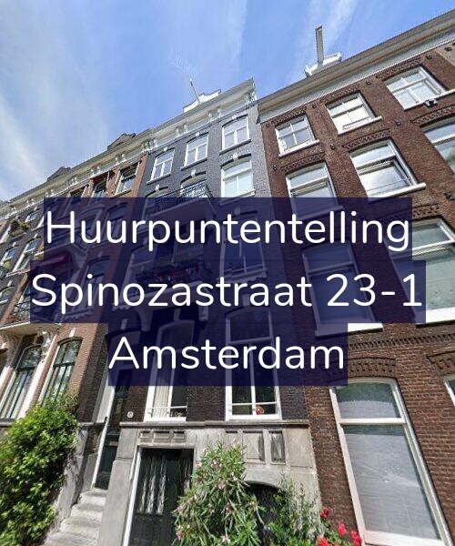Foto gevel Huurpuntentelling voor Spinozastraat 23-1, Amsterdam
