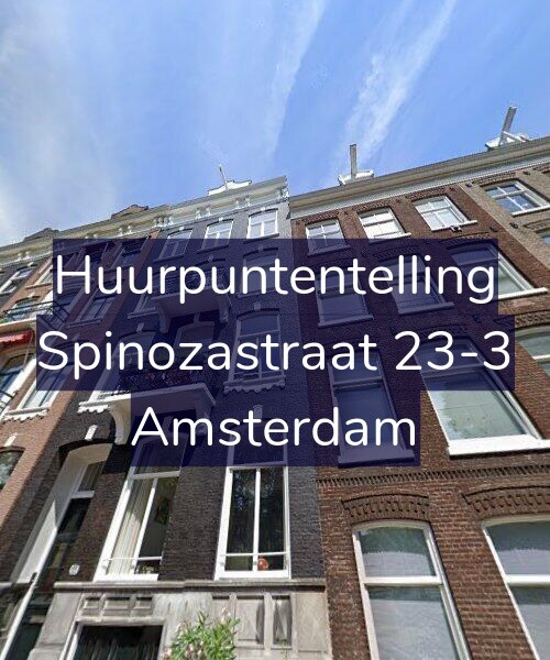 Foto gevel Huurpuntentelling voor Spinozastraat 23-3, Amsterdam