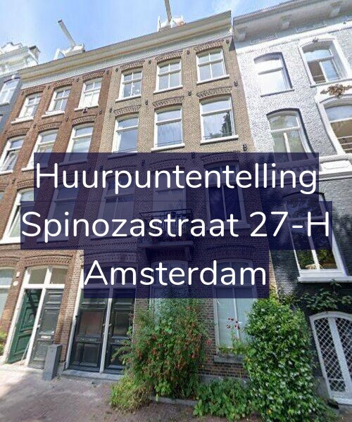 Foto gevel Huurpuntentelling voor Spinozastraat 27-H, Amsterdam