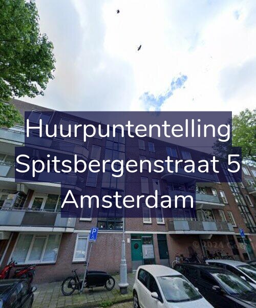 Foto gevel Huurpuntentelling voor Spitsbergenstraat 5, Amsterdam