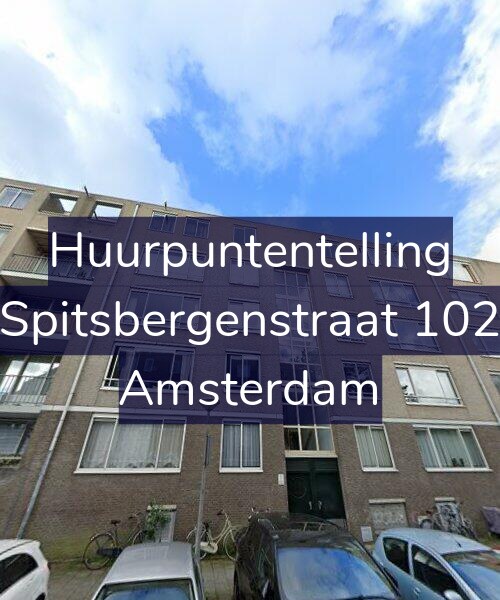 Foto gevel Huurpuntentelling voor Spitsbergenstraat 102, Amsterdam