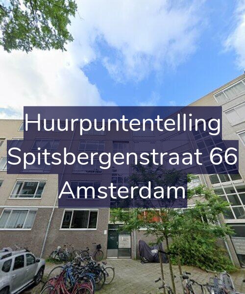 Foto gevel Huurpuntentelling voor Spitsbergenstraat 66, Amsterdam