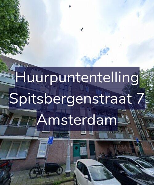 Foto gevel Huurpuntentelling voor Spitsbergenstraat 7, Amsterdam