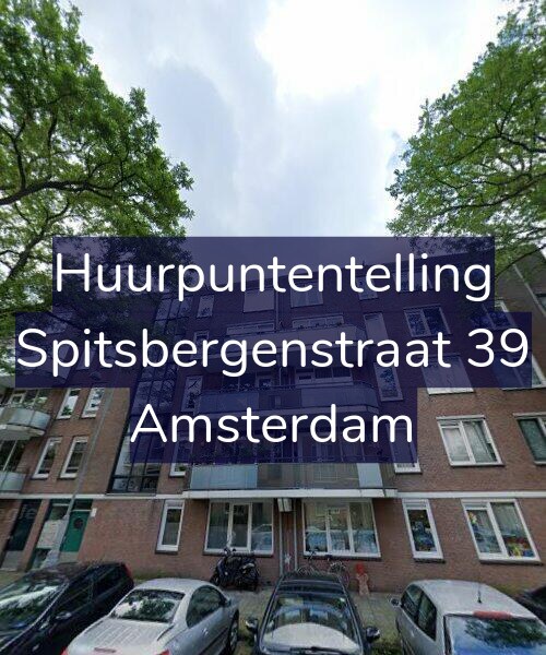 Foto gevel Huurpuntentelling voor Spitsbergenstraat 39, Amsterdam