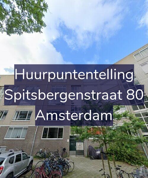 Foto gevel Huurpuntentelling voor Spitsbergenstraat 80, Amsterdam