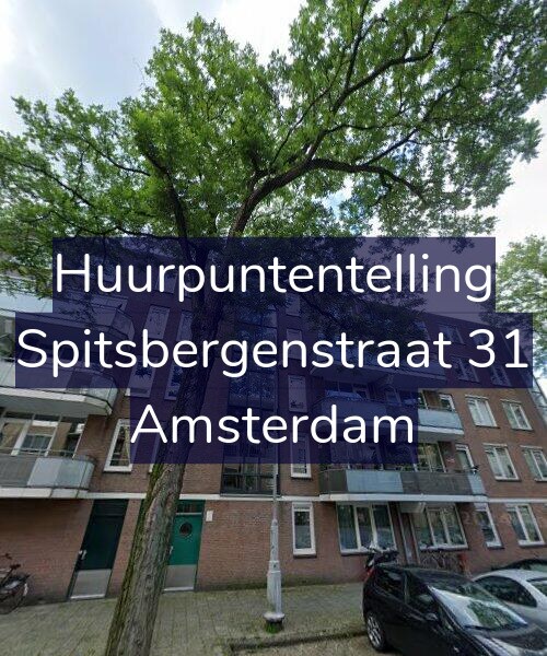 Foto gevel Huurpuntentelling voor Spitsbergenstraat 31, Amsterdam
