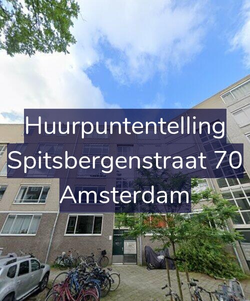 Foto gevel Huurpuntentelling voor Spitsbergenstraat 70, Amsterdam