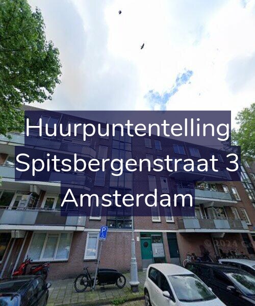 Foto gevel Huurpuntentelling voor Spitsbergenstraat 3, Amsterdam