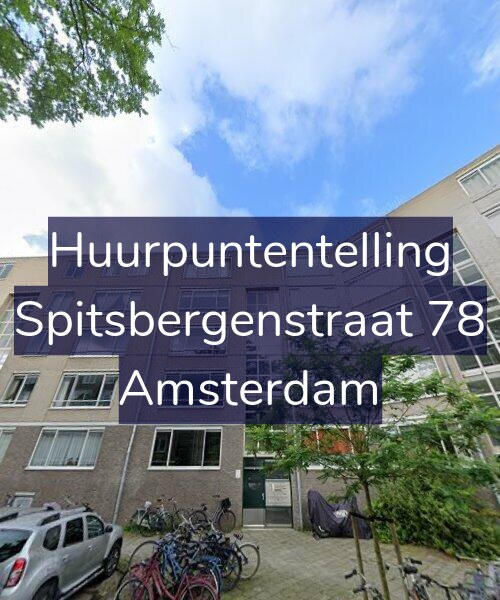 Foto gevel Huurpuntentelling voor Spitsbergenstraat 78, Amsterdam