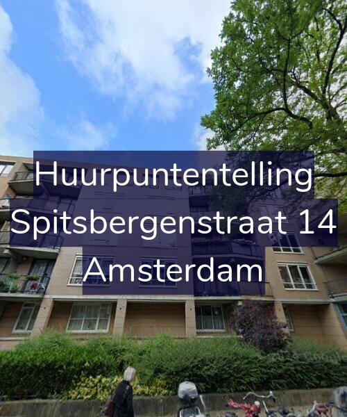 Foto gevel Huurpuntentelling voor Spitsbergenstraat 14, Amsterdam