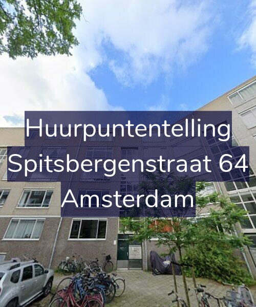 Foto gevel Huurpuntentelling voor Spitsbergenstraat 64, Amsterdam