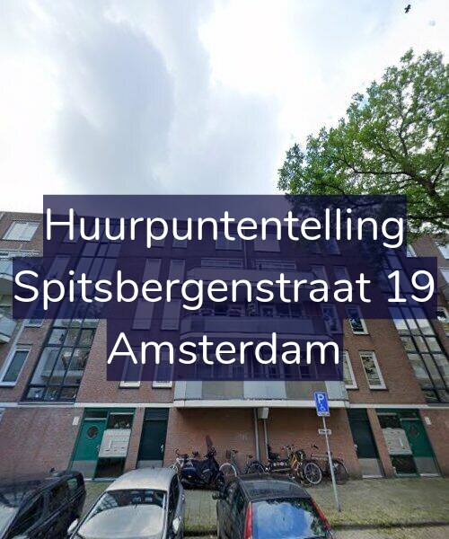 Foto gevel Huurpuntentelling voor Spitsbergenstraat 19, Amsterdam