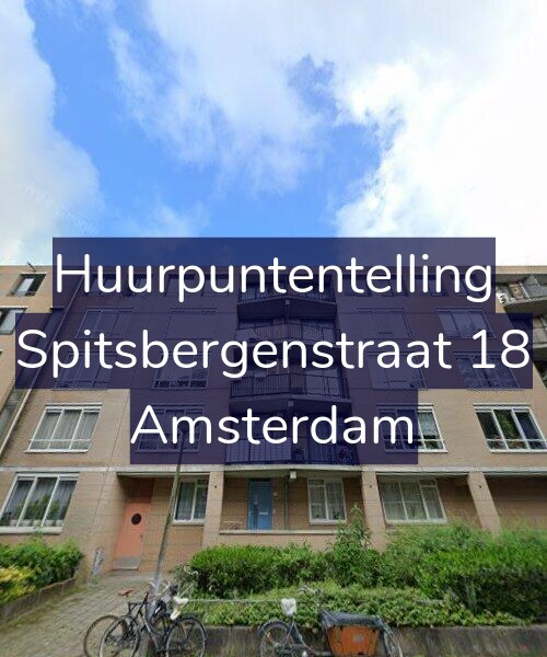 Foto gevel Huurpuntentelling voor Spitsbergenstraat 18, Amsterdam
