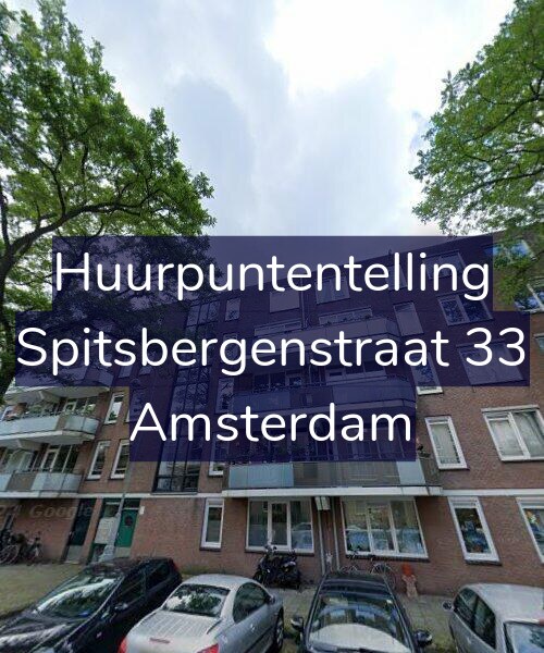 Foto gevel Huurpuntentelling voor Spitsbergenstraat 33, Amsterdam