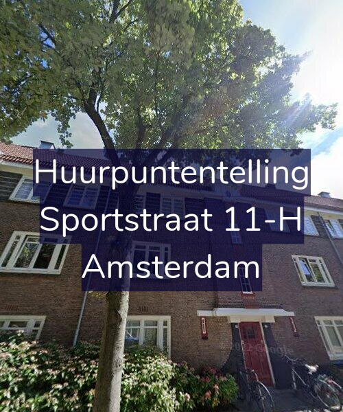 Foto gevel Huurpuntentelling voor Sportstraat 11-H, Amsterdam