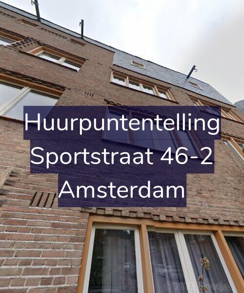 Foto gevel Huurpuntentelling voor Sportstraat 46-2, Amsterdam