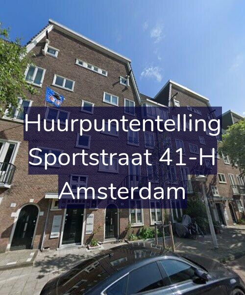 Foto gevel Huurpuntentelling voor Sportstraat 41-H, Amsterdam