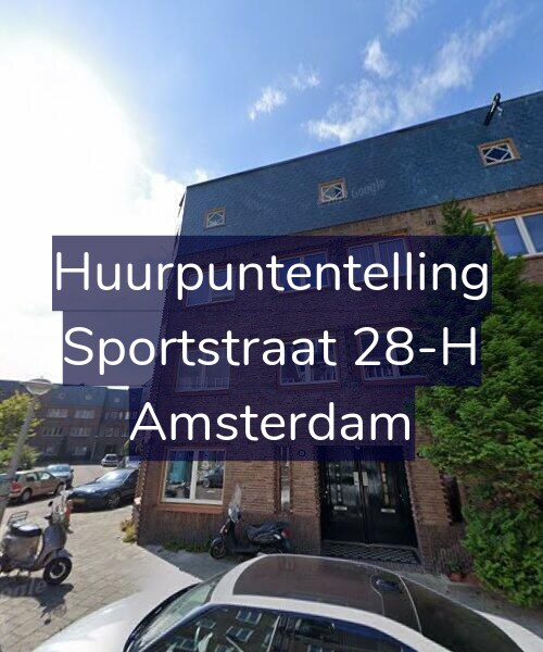 Foto gevel Huurpuntentelling voor Sportstraat 28-H, Amsterdam