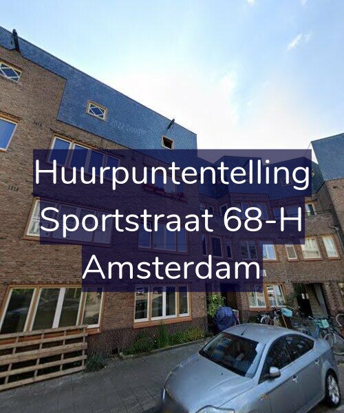 Foto gevel Huurpuntentelling voor Sportstraat 68-H, Amsterdam