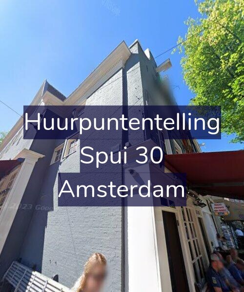 Foto gevel Huurpuntentelling voor Spui 30, Amsterdam