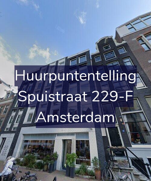 Foto gevel Huurpuntentelling voor Spuistraat 229-F, Amsterdam