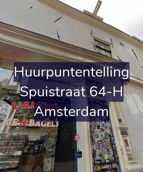 Foto gevel Huurpuntentelling voor Spuistraat 64-H, Amsterdam