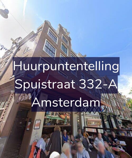 Foto gevel Huurpuntentelling voor Spuistraat 332-A, Amsterdam