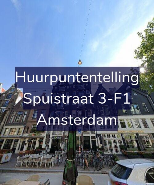 Foto gevel Huurpuntentelling voor Spuistraat 3-F1, Amsterdam