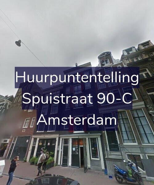 Foto gevel Huurpuntentelling voor Spuistraat 90-C, Amsterdam
