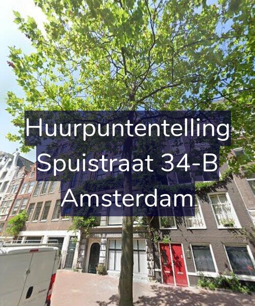 Foto gevel Huurpuntentelling voor Spuistraat 34-B, Amsterdam