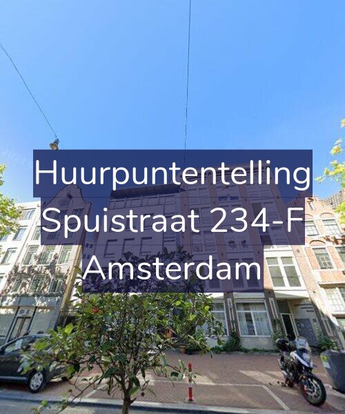 Foto gevel Huurpuntentelling voor Spuistraat 234-F, Amsterdam