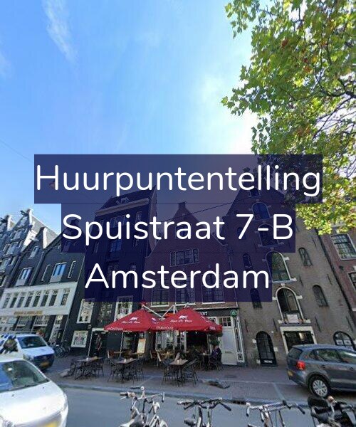 Foto gevel Huurpuntentelling voor Spuistraat 7-B, Amsterdam
