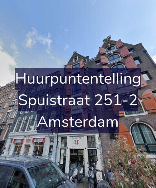 Foto gevel Huurpuntentelling voor Spuistraat 251-2, Amsterdam