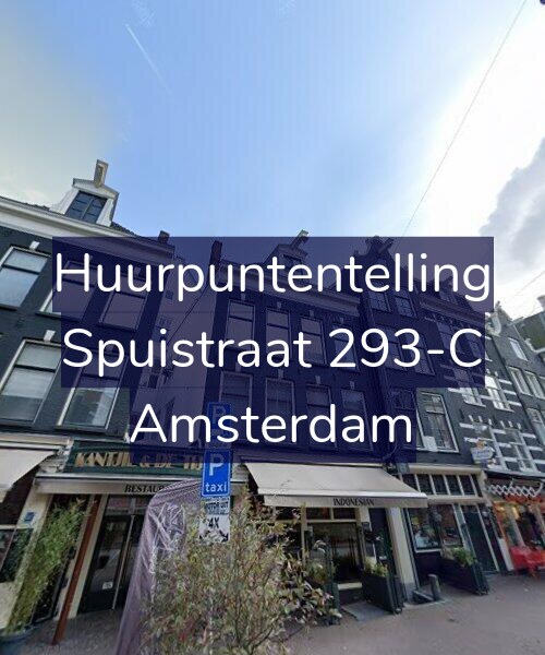 Foto gevel Huurpuntentelling voor Spuistraat 293-C, Amsterdam