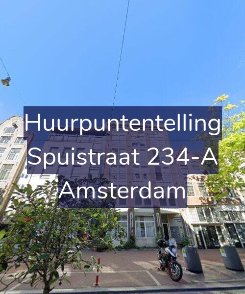 Foto gevel Huurpuntentelling voor Spuistraat 234-A, Amsterdam