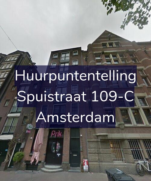 Foto gevel Huurpuntentelling voor Spuistraat 109-C, Amsterdam