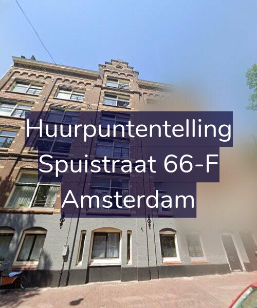 Foto gevel Huurpuntentelling voor Spuistraat 66-F, Amsterdam