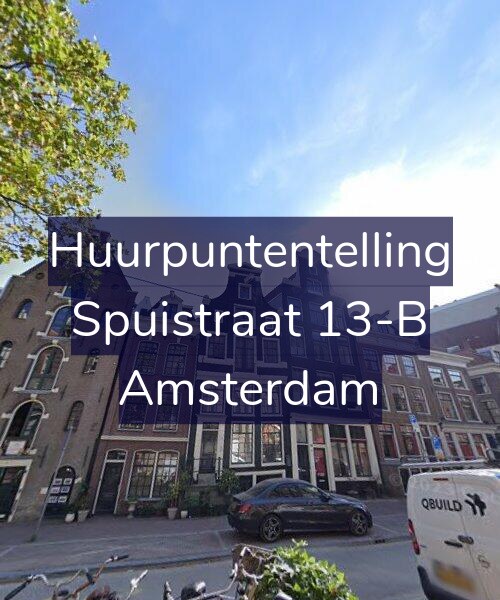 Foto gevel Huurpuntentelling voor Spuistraat 13-B, Amsterdam