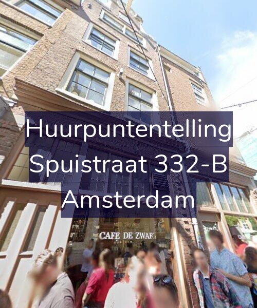 Foto gevel Huurpuntentelling voor Spuistraat 332-B, Amsterdam